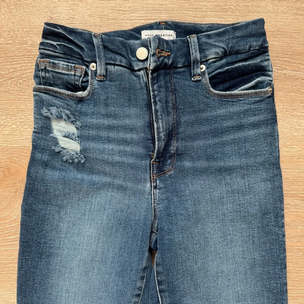 Good American Good Waist High Waisted Skinny Jeans - Picture 3 of 5
